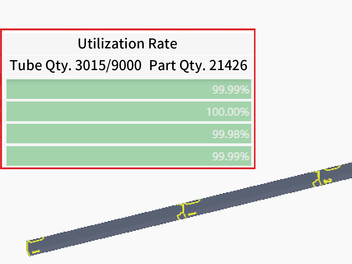 Tube Nesting UltraNest Algorithm